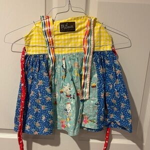 Matilda Jane Yellow and Blue Kids Blouse